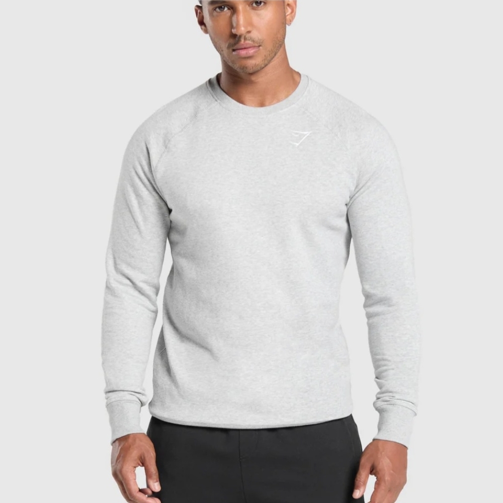 Gymshark Grey Crest Sweatshirt